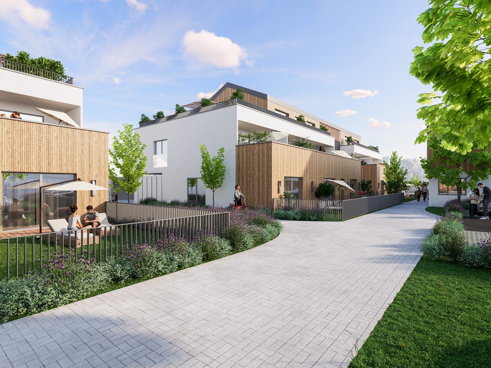 Visualisierung Wohnprojekt Generationen Zuhause in Straß, Südsteiermark